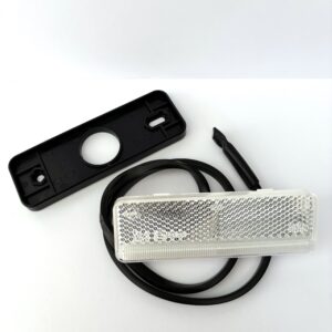 LED-ÄÄRIVALO 12-24V VALKOINEN SUORAKAIDE 102x35 mm