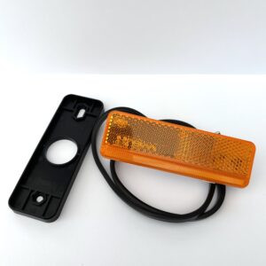LED-ÄÄRIVALO 12-24V KELTAINEN SUORAKAIDE 102x35 mm